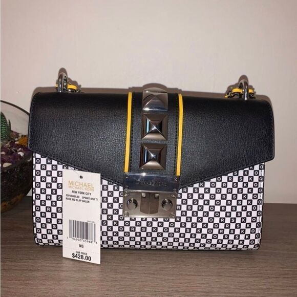 NWT MK New York City Rose Medium Flap Should - Picture 4 of 11